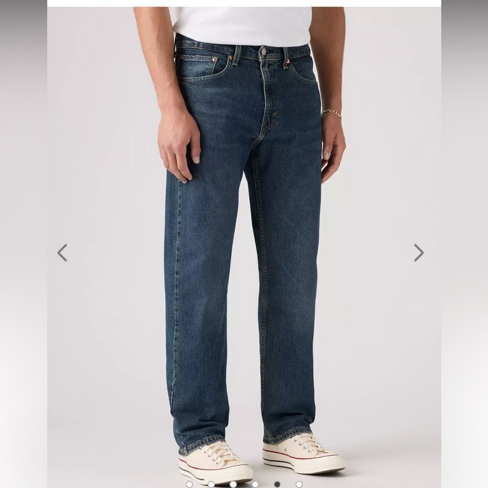 Levi's 504 Men's Medium Wash Blue Straight Leg Jeans in Size W36 L32